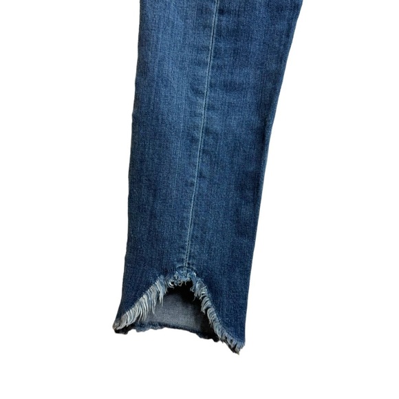 Joe's Jeans The Charlie High Rise Skinny Ankle Blue Jeans Raw Hem 29 - Picture 10 of 16